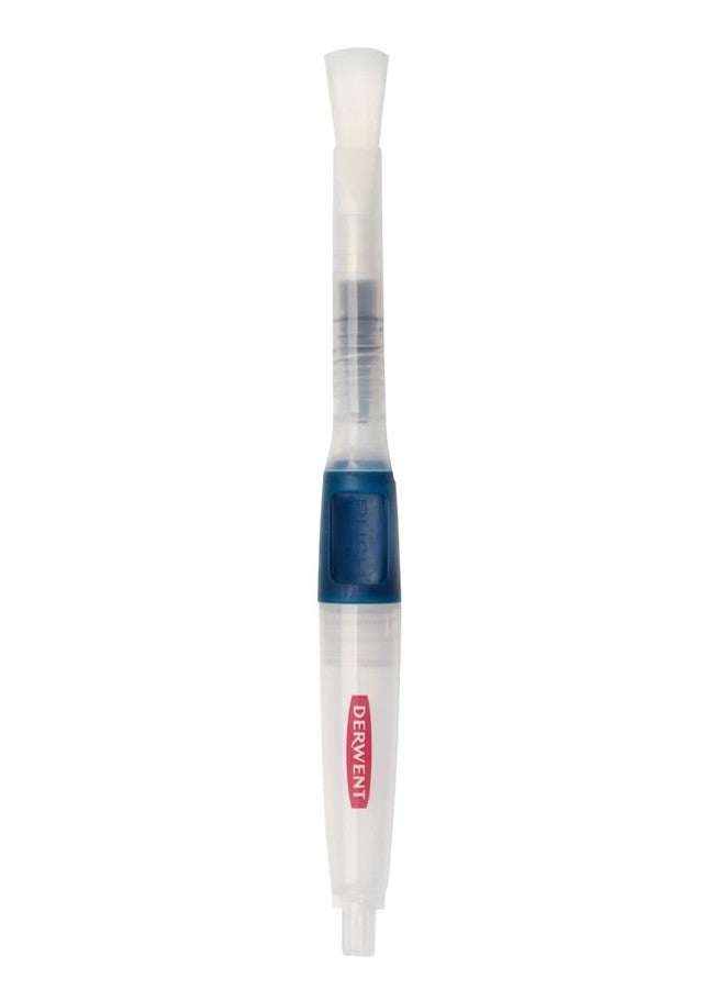 Derwent Large Chisel Tip Push Button Waterbrush with Durable Nylon Fibre Tip - Image 1